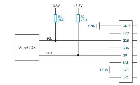Schematic - M5Stack ToF HAT Distance Sensor Module